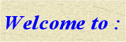 Welcome to